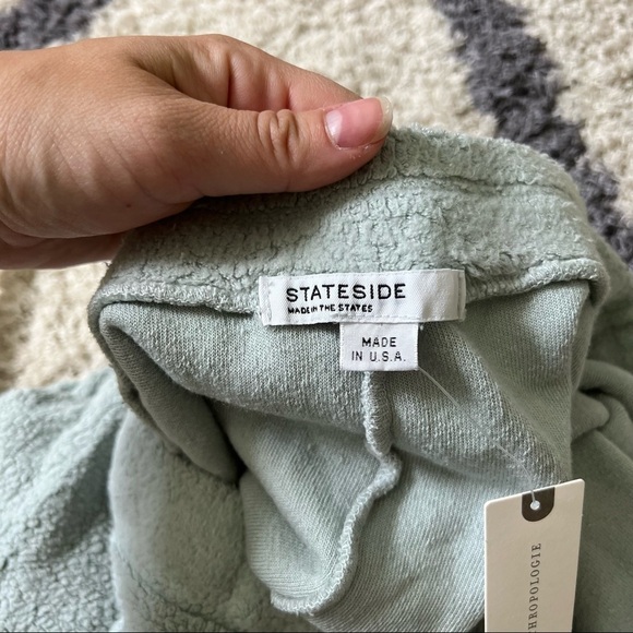 NWT Anthropologie Stateside Tawny Sherpa Fleece Joggers - Picture 8 of 13